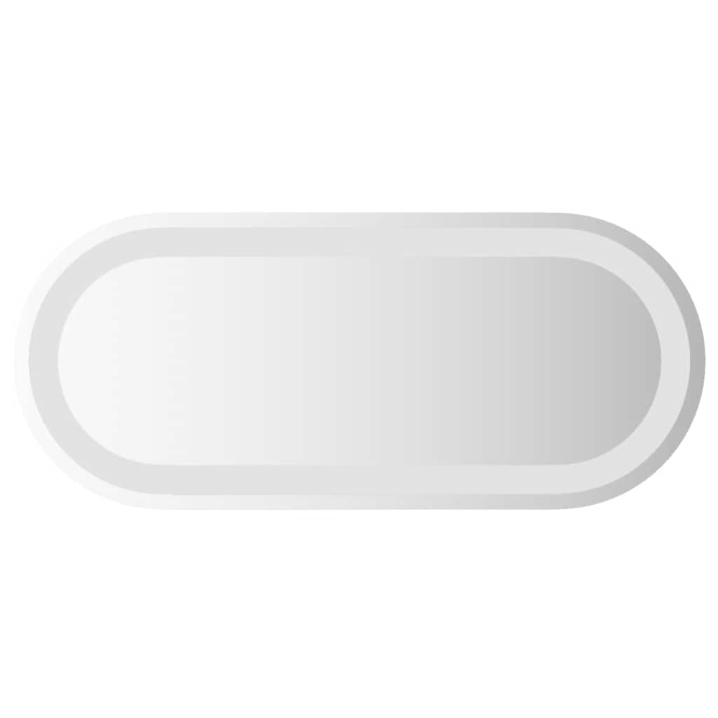 LED kupaonsko ogledalo 60x25 cm ovalno