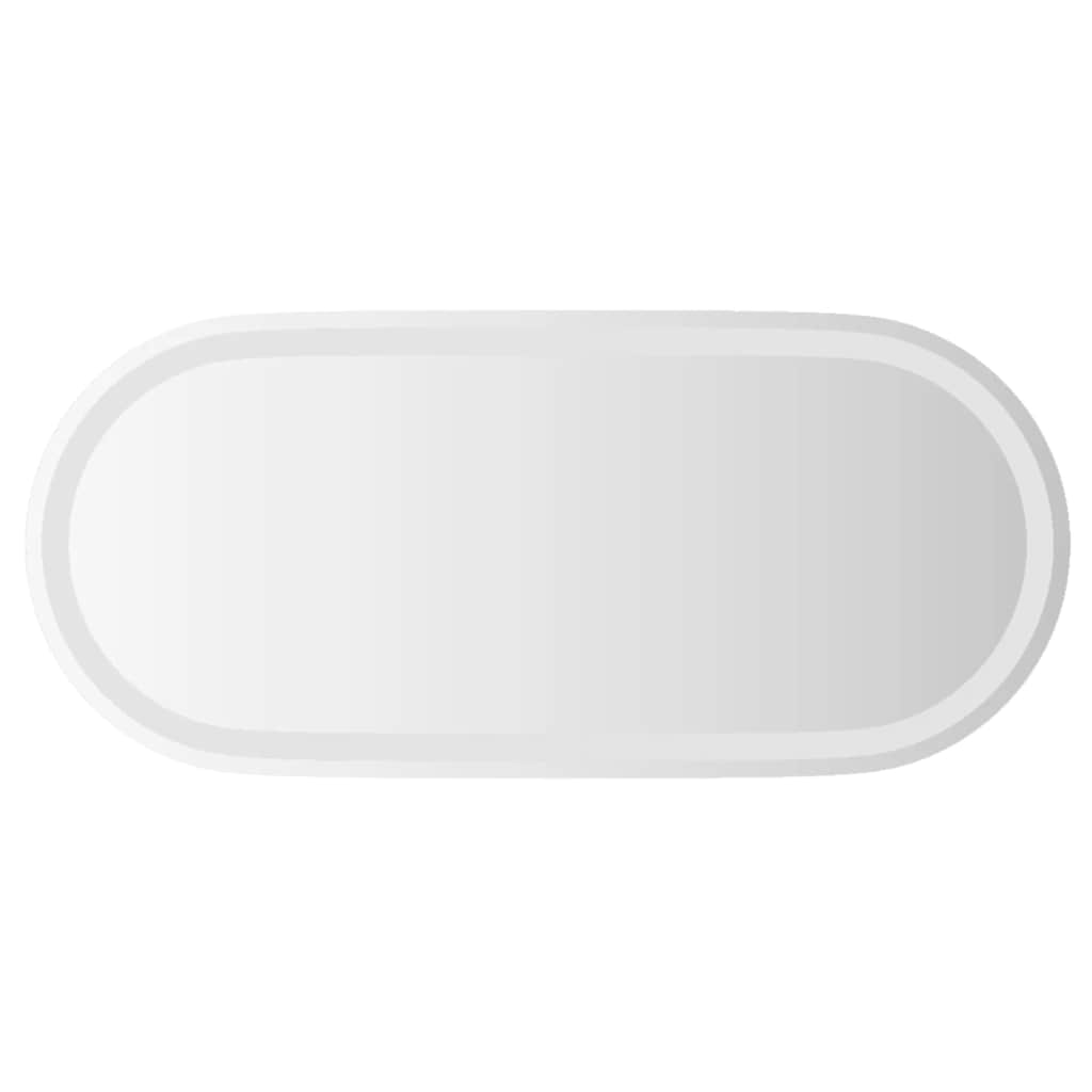 LED kupaonsko ogledalo 80 x 35 cm ovalno