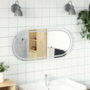 LED kupaonsko ogledalo 100 x 45 cm ovalno