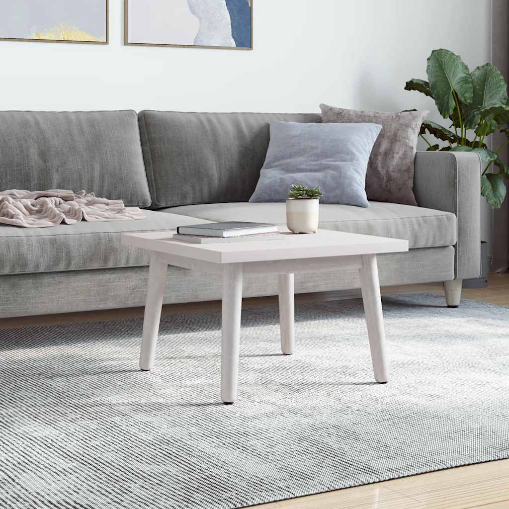 Ploča za stol bijela 40x40x2,5 cm masivna borovina četvrtasta