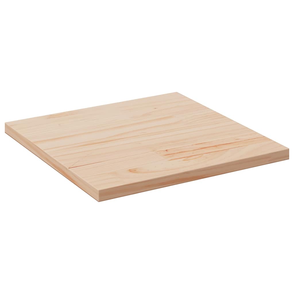 Ploča za stol 60 x 60 x 2,5 cm od masivne borovine četvrtasta
