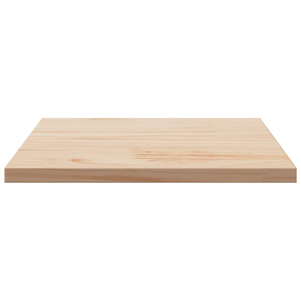 Ploča za stol 60 x 60 x 2,5 cm od masivne borovine četvrtasta