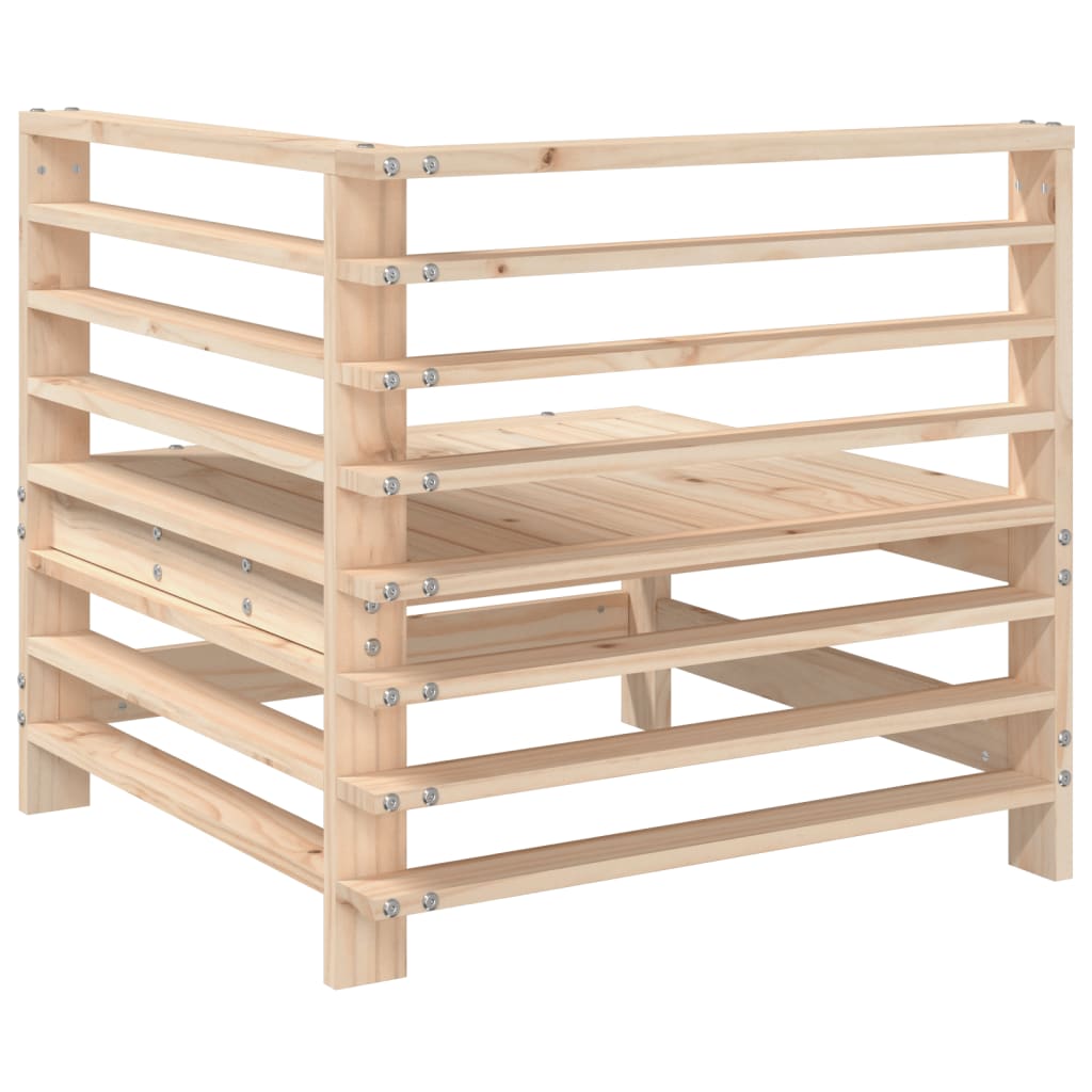 Kutna vrtna sofa od masivne borovine