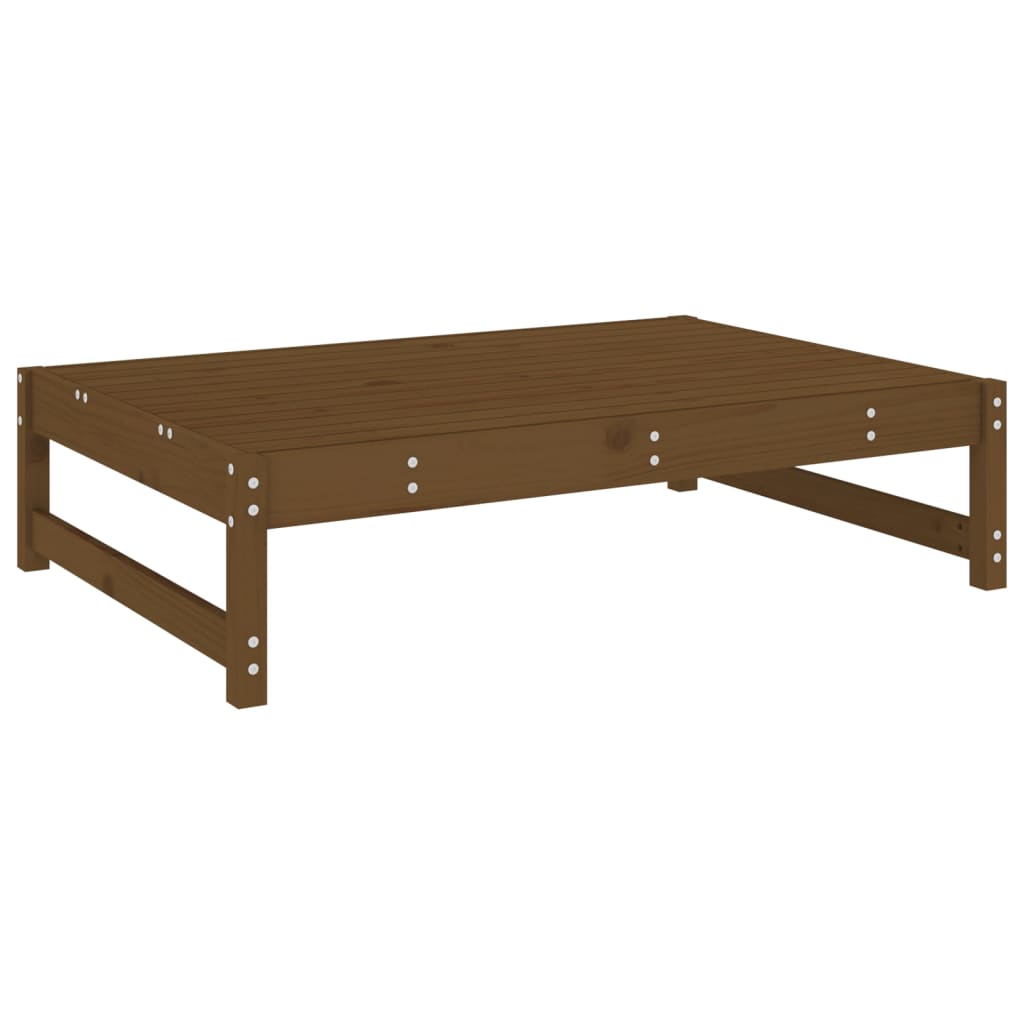 Vrtni tabure boja meda 120 x 80 cm od masivne borovine