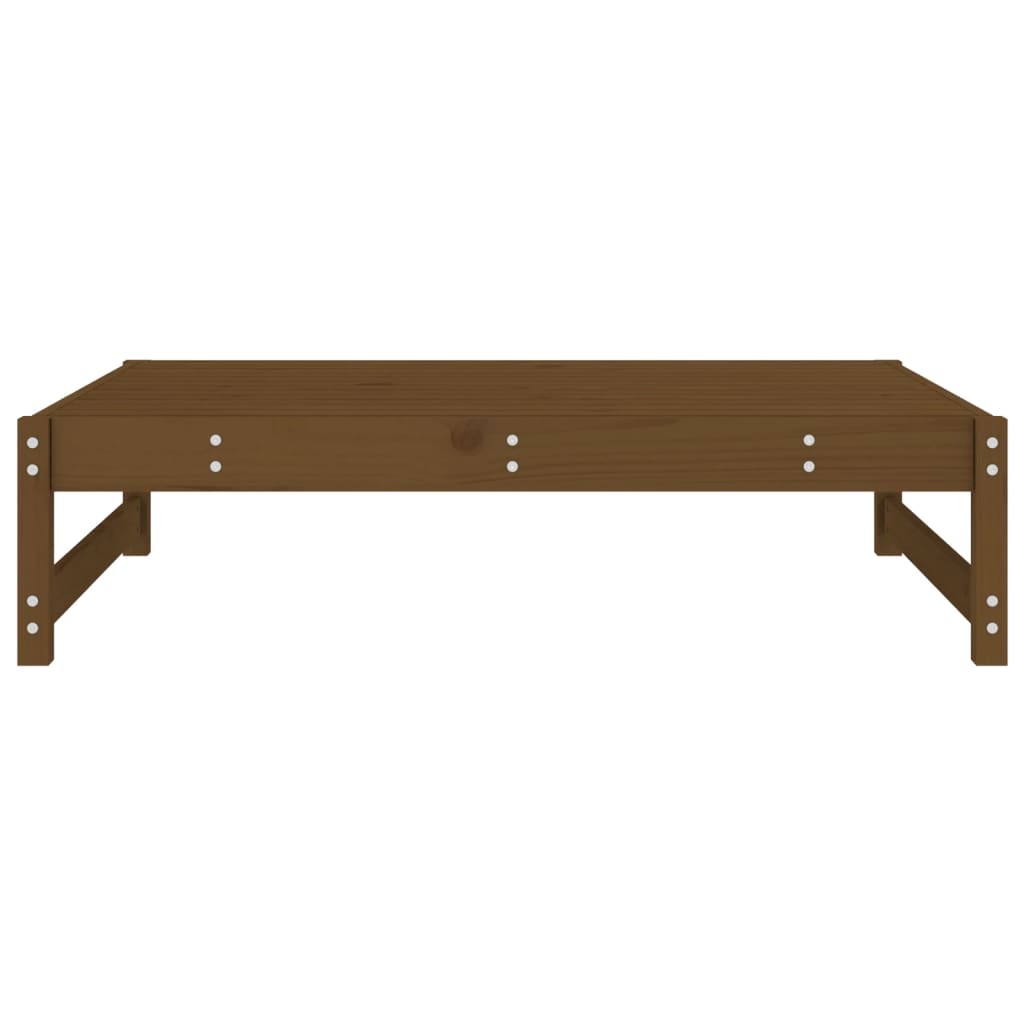 Vrtni tabure boja meda 120 x 80 cm od masivne borovine
