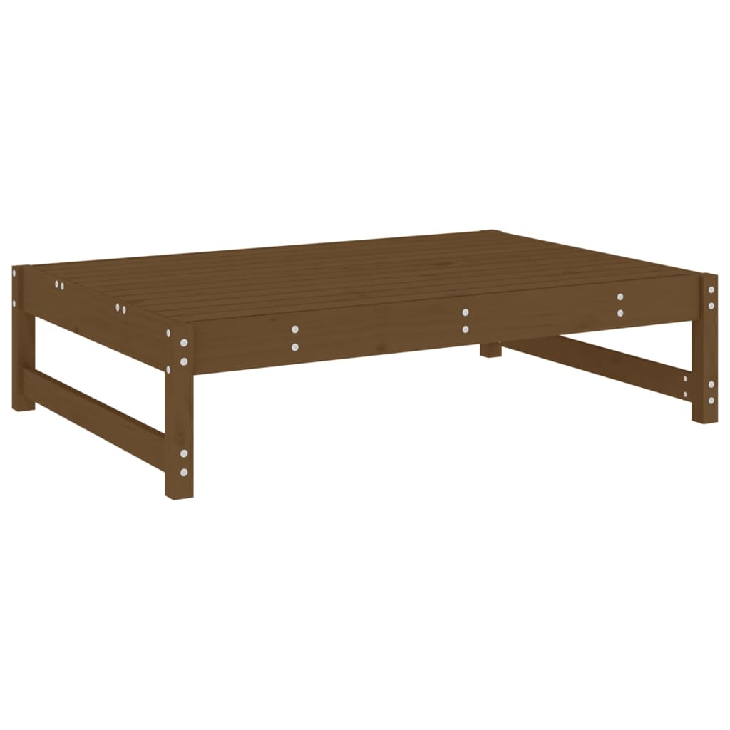 Vrtni tabure boja meda 120 x 80 cm od masivne borovine