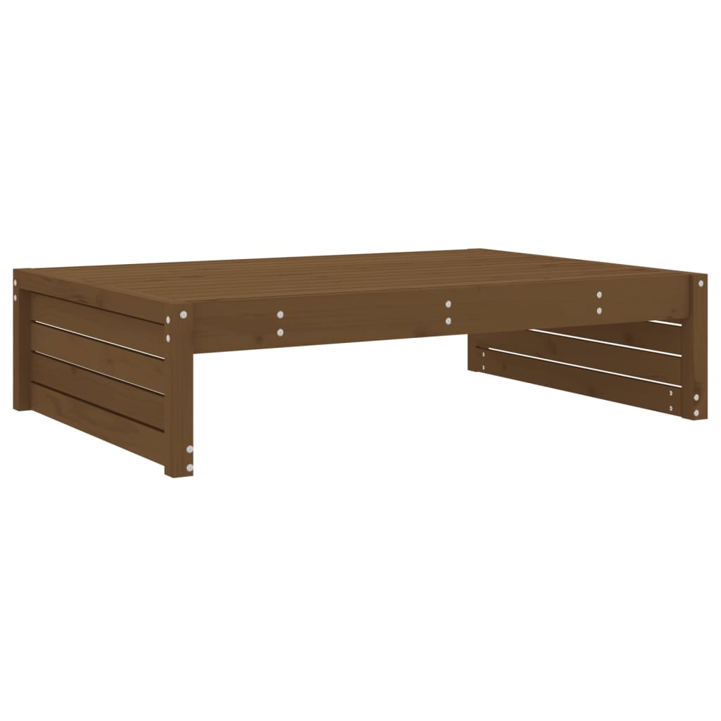 Vrtni tabure boja meda 120 x 80 cm od masivne borovine