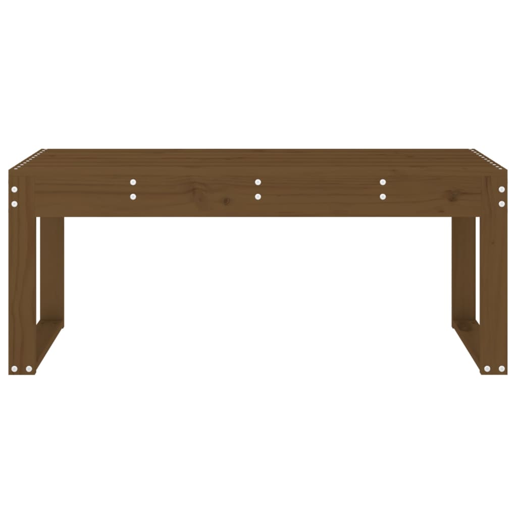 Vrtna klupa boja meda 110 x 38 x 45 cm od masivne borovine