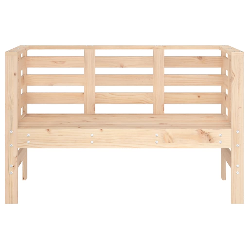 Vrtna klupa 111,5 x 53 x 71 cm od masivne borovine