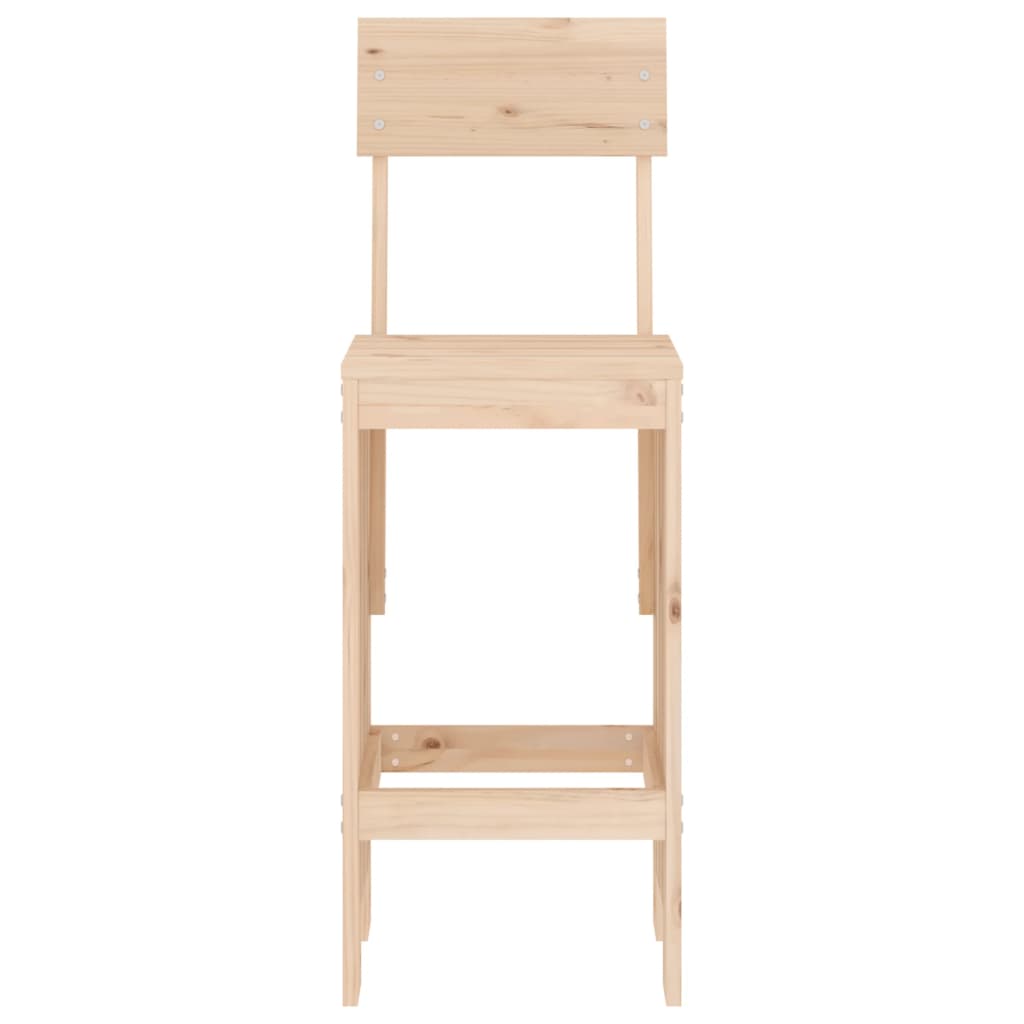 Barski stolci 2 kom 40 x 48,5 x 115,5 cm od masivne borovine