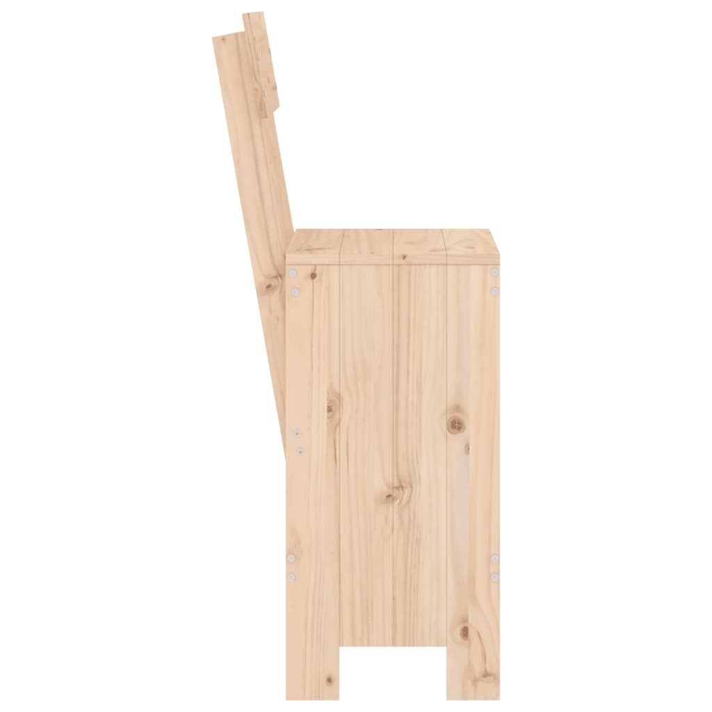 Barski stolci 2 kom 40 x 48,5 x 115,5 cm od masivne borovine