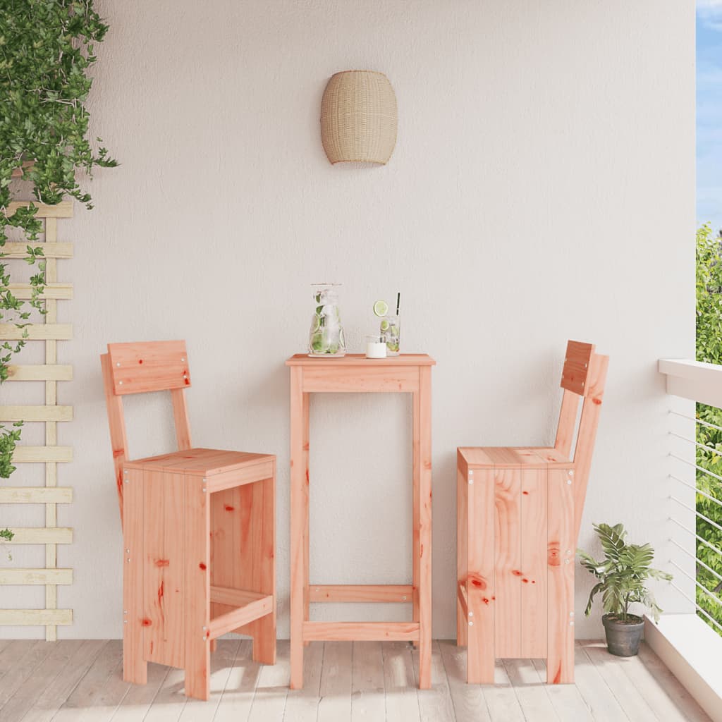Barski stolci 2 kom 40 x 48,5 x 115,5 cm od masivne duglazije