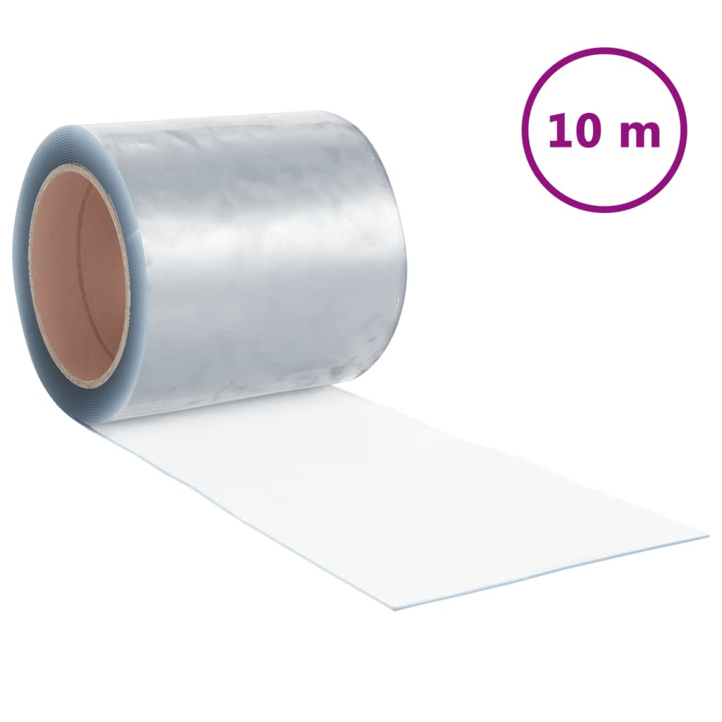 Prozirna zavjesa za vrata 200 mm x 1,6 mm 10 m PVC