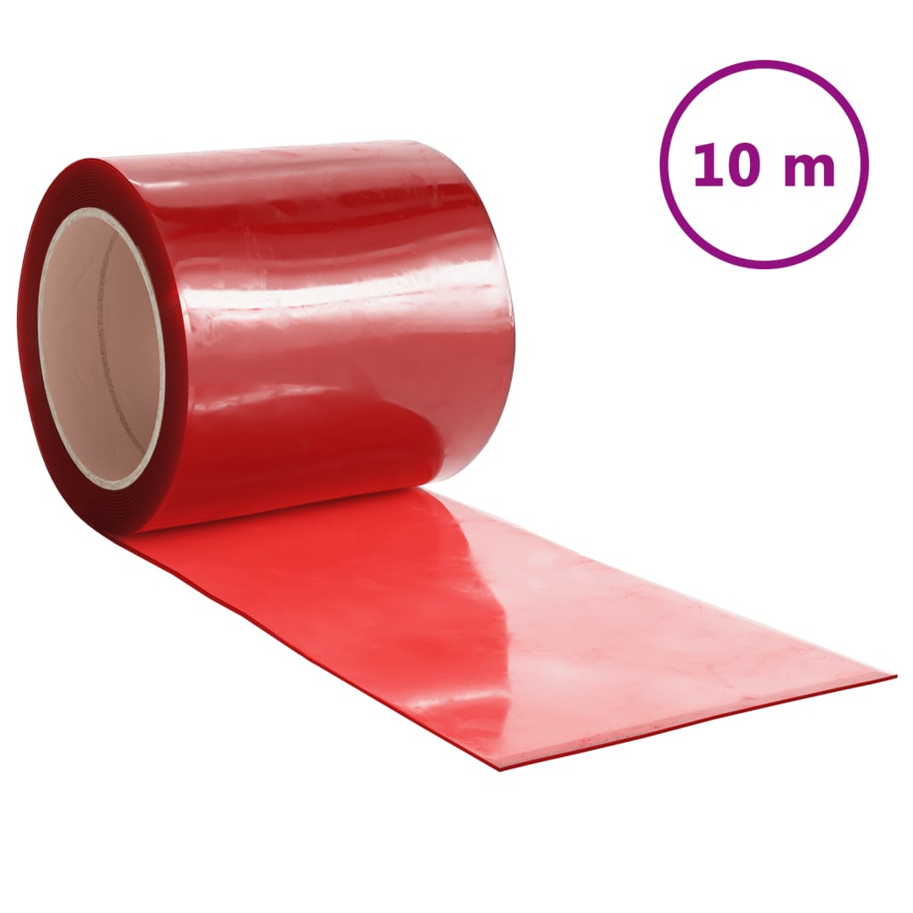 Zavjesa za vrata crvena 200 mm x 1,6 mm 10 m PVC