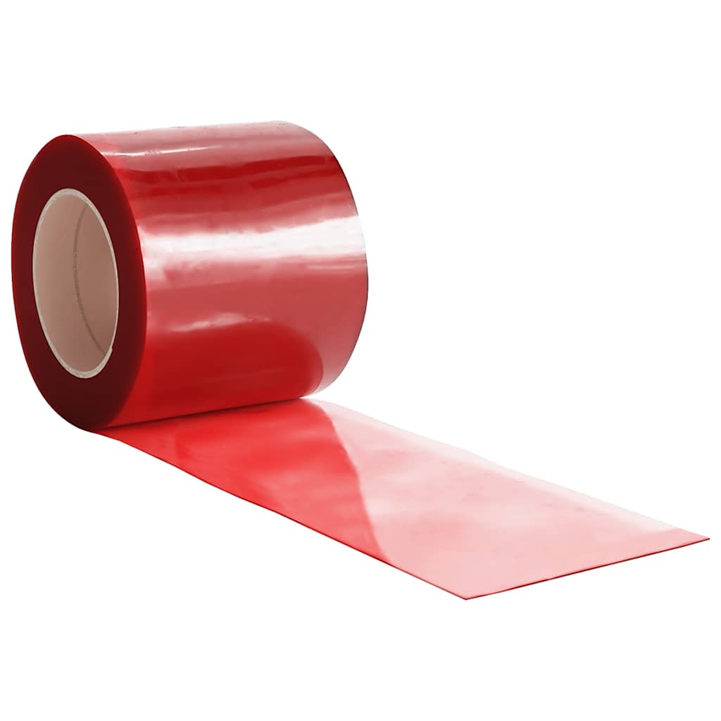 Zavjesa za vrata crvena 200 mm x 1,6 mm 50 m PVC
