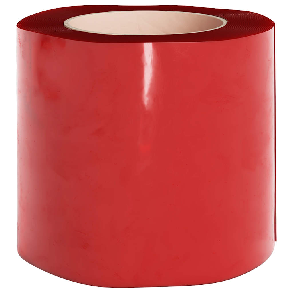Zavjesa za vrata crvena 200 mm x 1,6 mm 50 m PVC