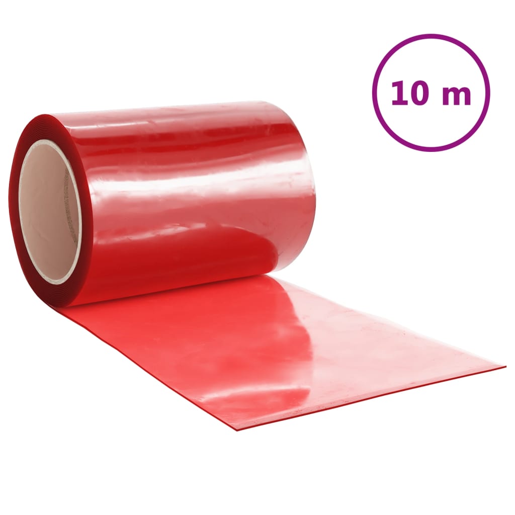 Zavjesa za vrata crvena 300 mm x 2,6 mm 10 m PVC