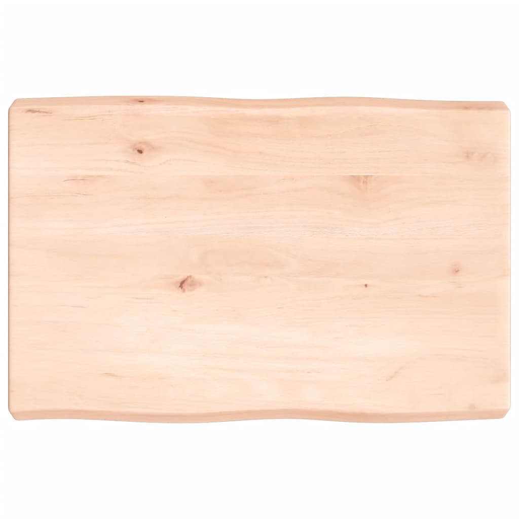 Stolna ploča 60x40x(2-6) cm od hrastovine sa živim rubom