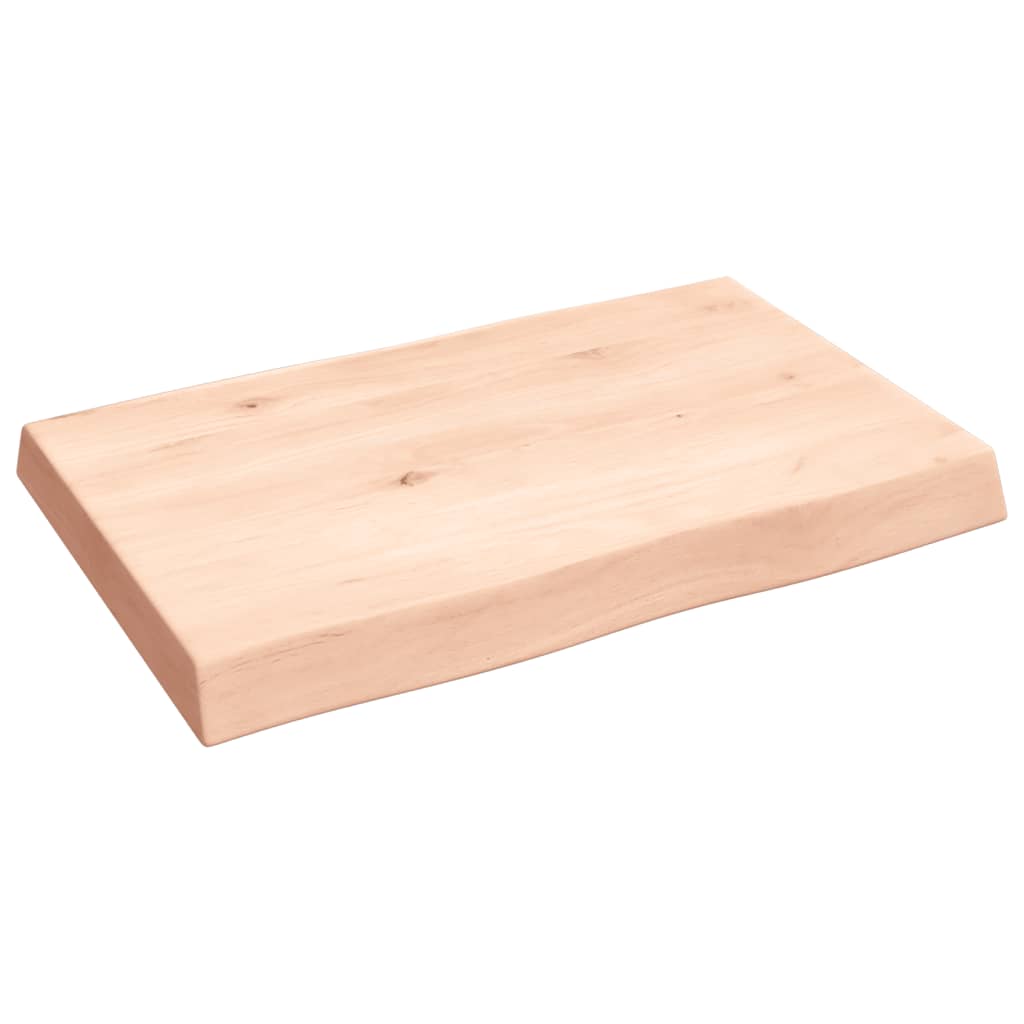 Stolna ploča 60x40x(2-6) cm od hrastovine sa živim rubom