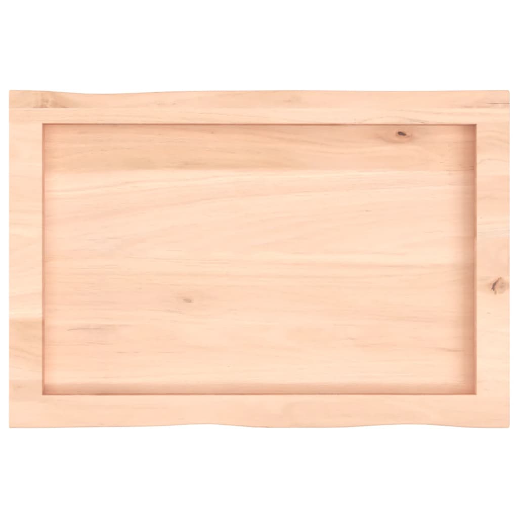 Stolna ploča 60x40x(2-6) cm od hrastovine sa živim rubom