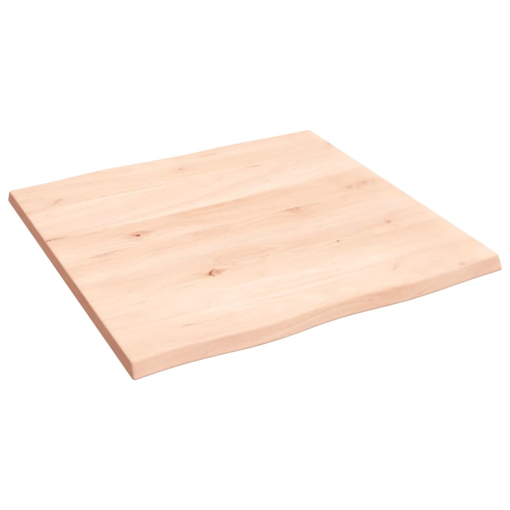 Stolna ploča 60x60x2 cm netretirana hrastovina sa živim rubom