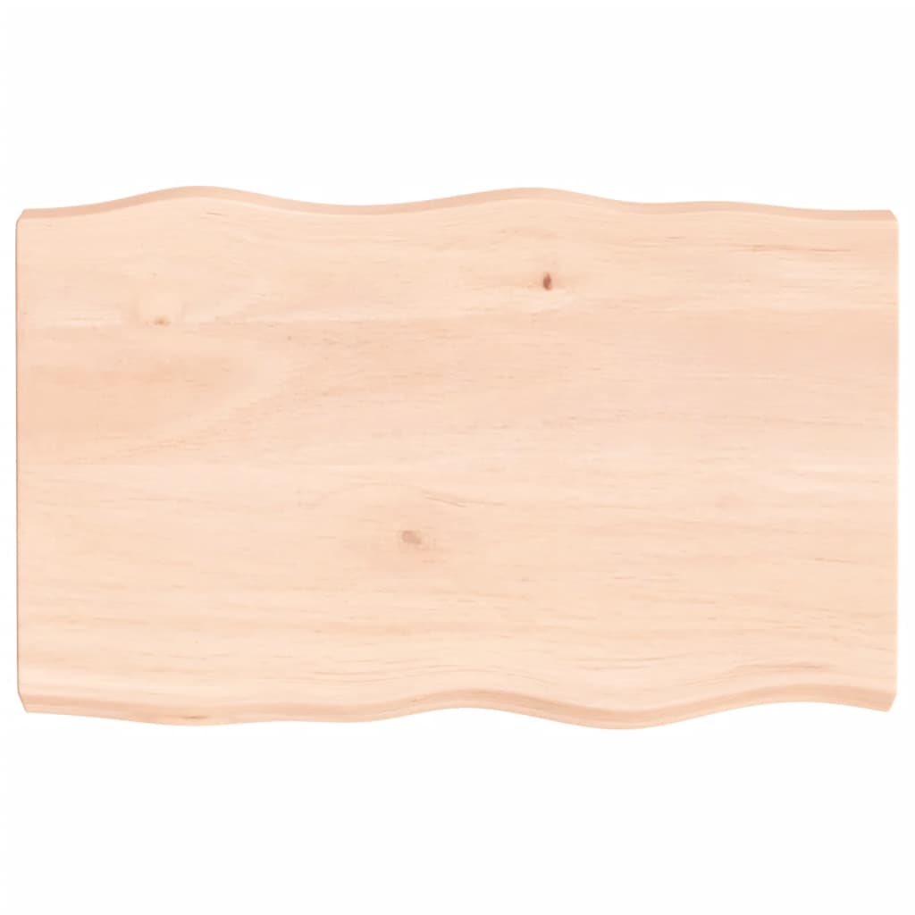 Stolna ploča 80 x 50 x (2 - 6) cm od hrastovine sa živim rubom