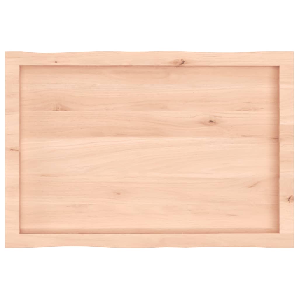Stolna ploča 80 x 50 x (2 - 6) cm od hrastovine sa živim rubom