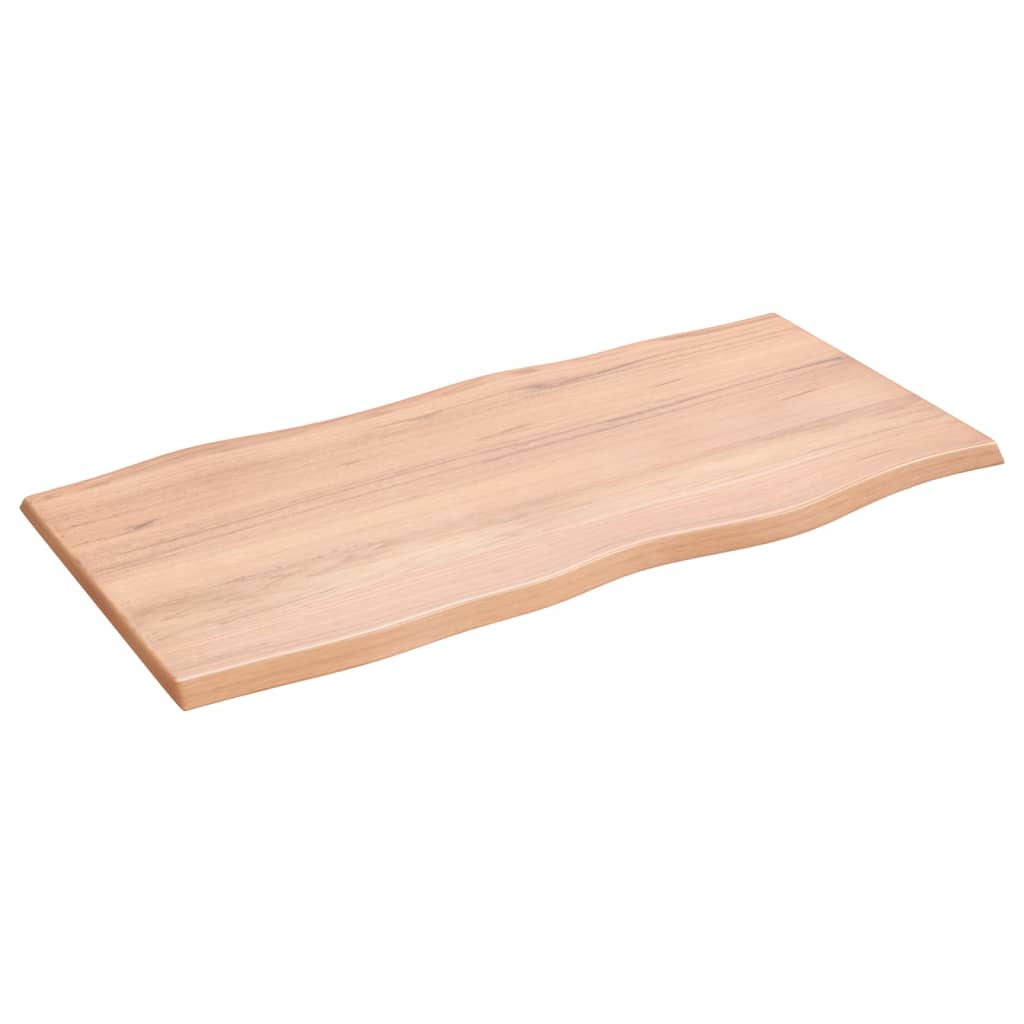 Stolna ploča svjetlosmeđa 100x50x2 cm od obrađene hrastovine