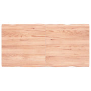 Stolna ploča svjetlosmeđa 120x60x(2-4) cm obrađena hrastovina