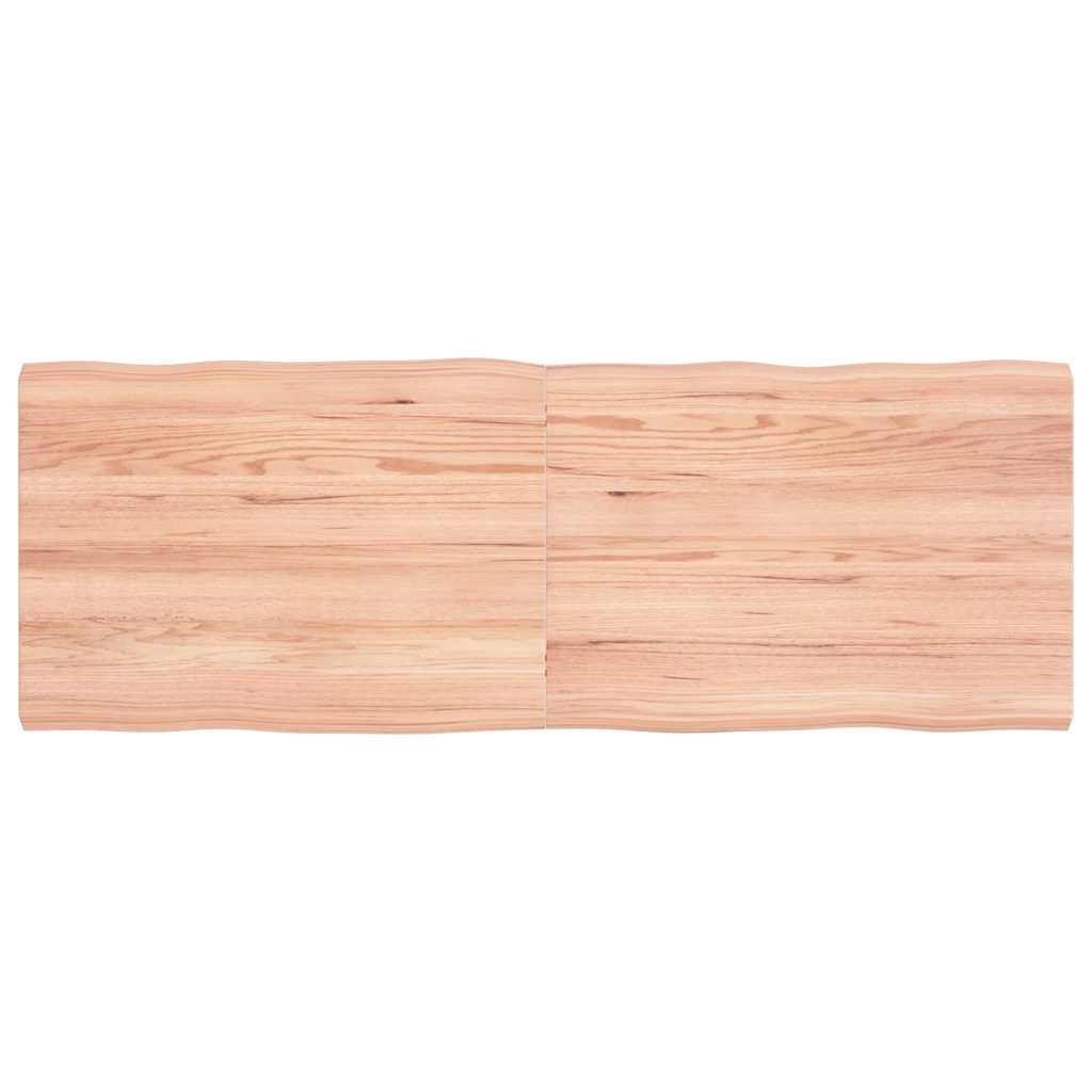 Stolna ploča svjetlosmeđa 140x50x(2-4) cm obrađena hrastovina