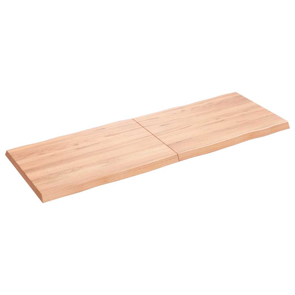 Stolna ploča svjetlosmeđa 140x50x(2-4) cm obrađena hrastovina