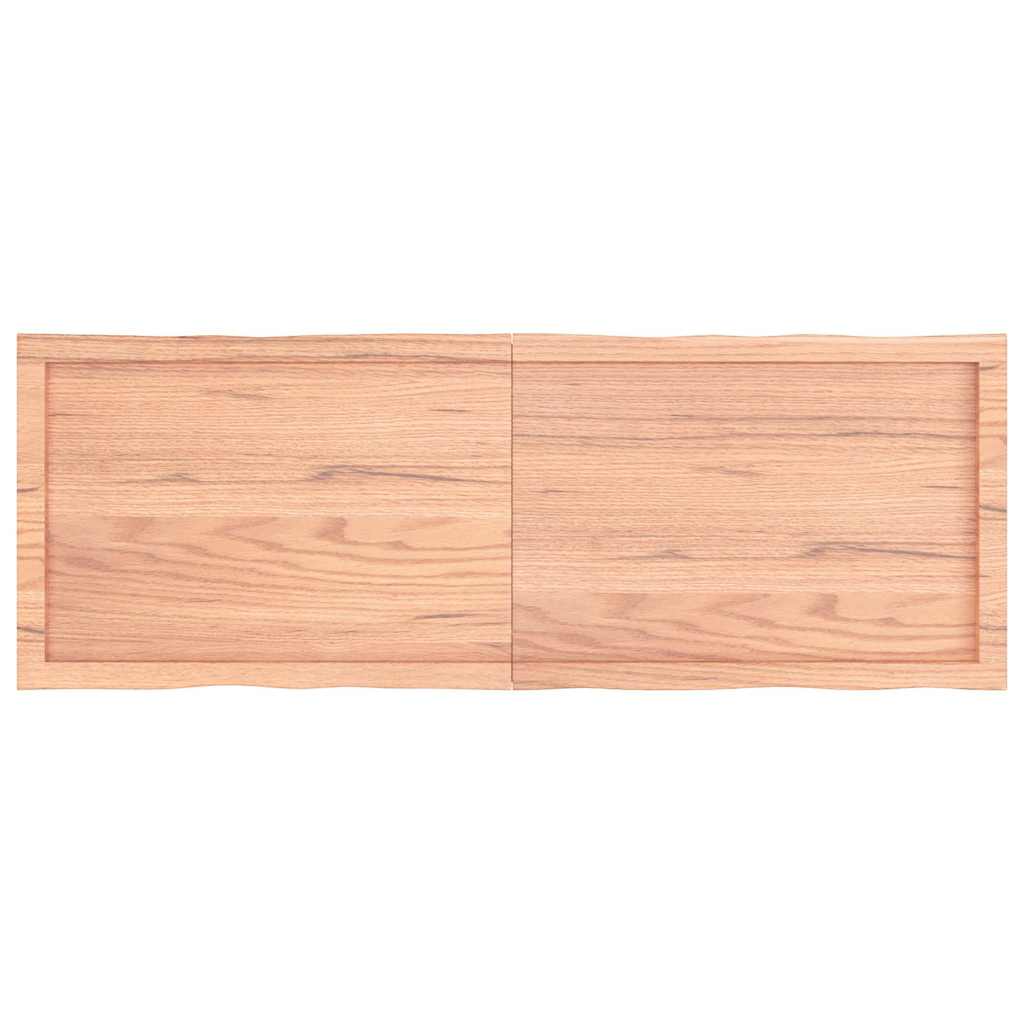 Stolna ploča svjetlosmeđa 140x50x(2-4) cm obrađena hrastovina