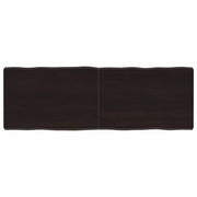 Stolna ploča tamnosmeđa 120x40x(2-6) cm obrađena hrastovina