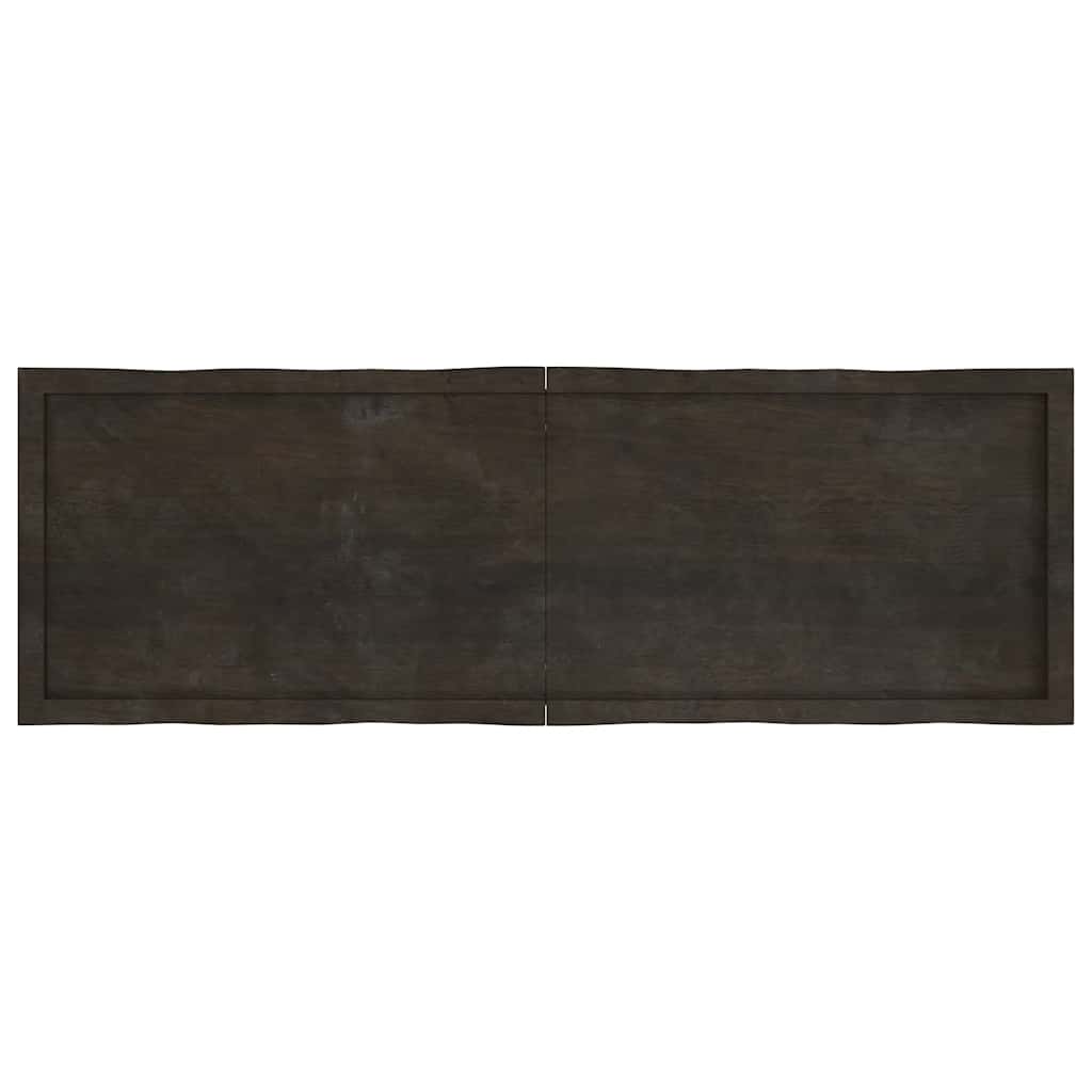 Stolna ploča tamnosmeđa 160x50x(2-4) cm obrađena hrastovina