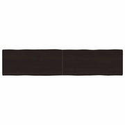 Stolna ploča tamnosmeđa 180 x 40 x (2-4) cm obrađena hrastovina