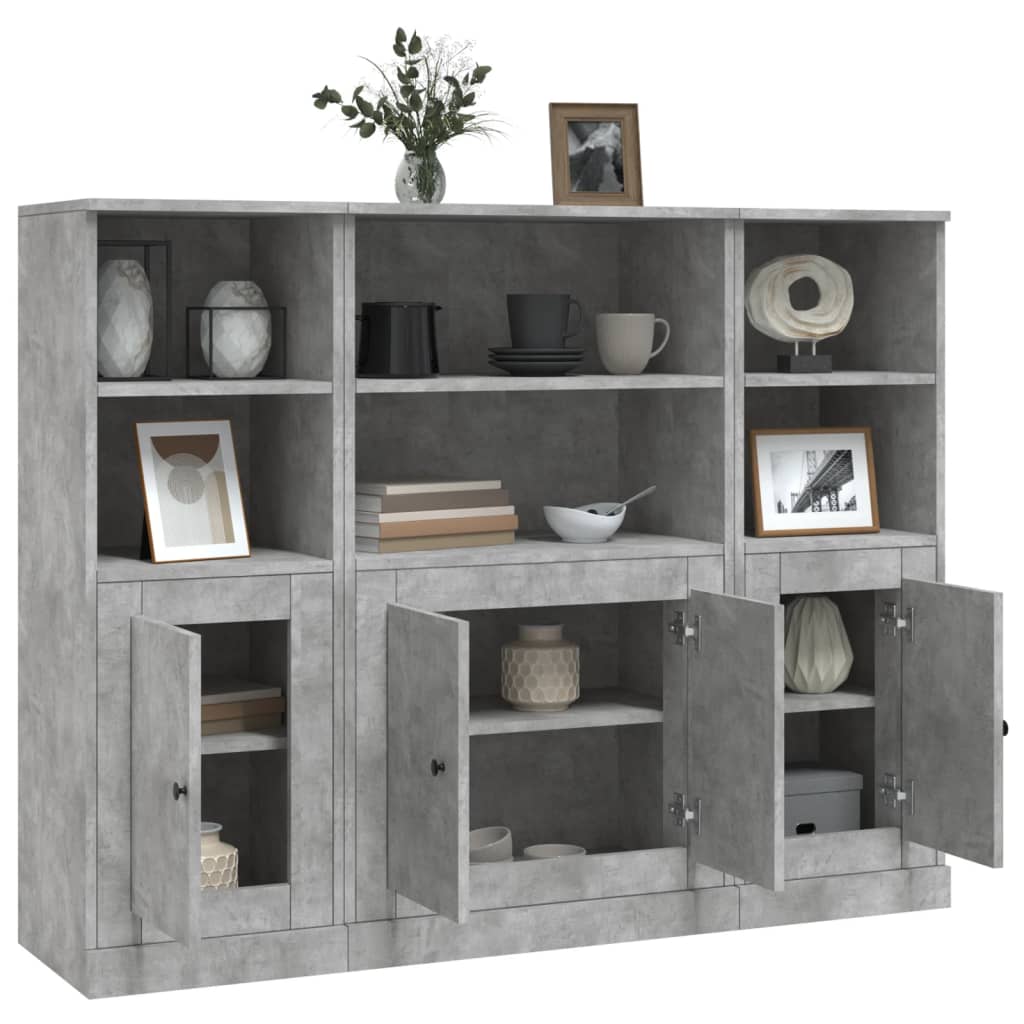 Highboard 132 x 35,5 x 103,5 cm Konstruirano drvo