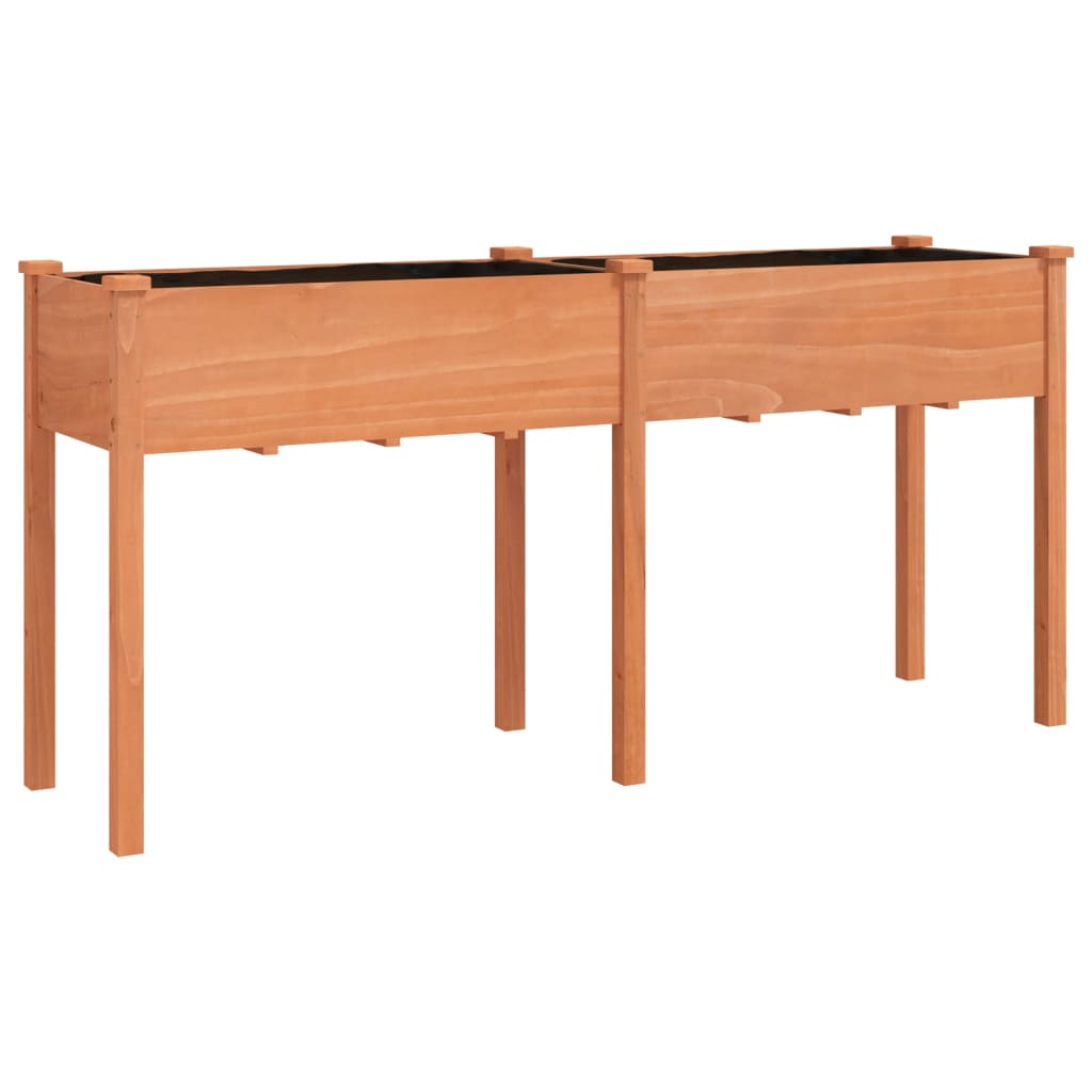 Sadilica s oblogom smeđa 161 x 45 x 76 cm od masivne jelovine
