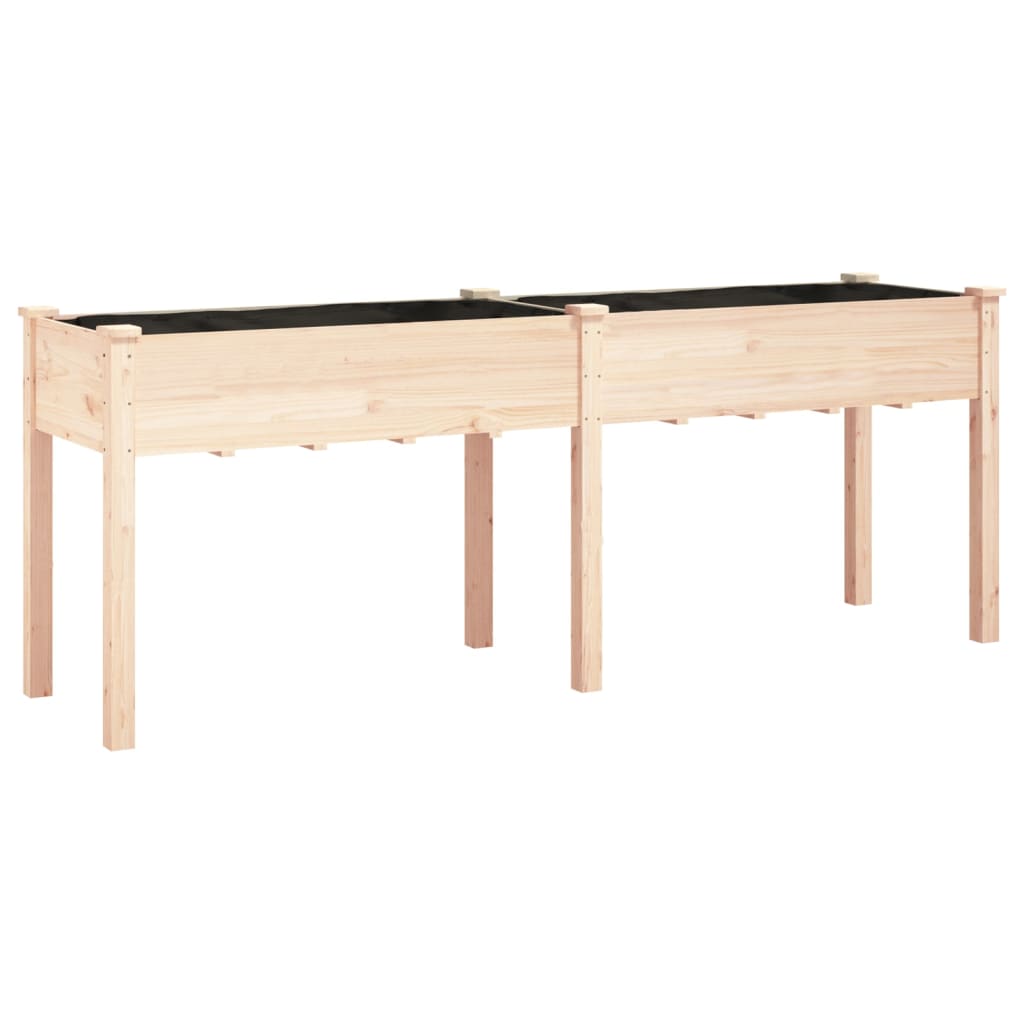 Sadilica s oblogom 203 x 53 x 76 cm od masivne jelovine