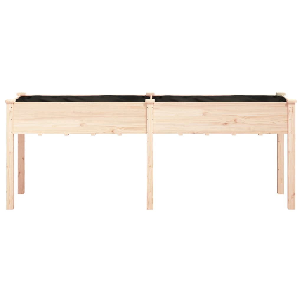 Sadilica s oblogom 203 x 53 x 76 cm od masivne jelovine