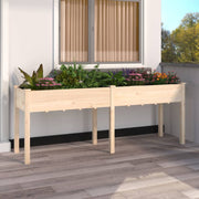 Sadilica s oblogom 203 x 53 x 76 cm od masivne jelovine