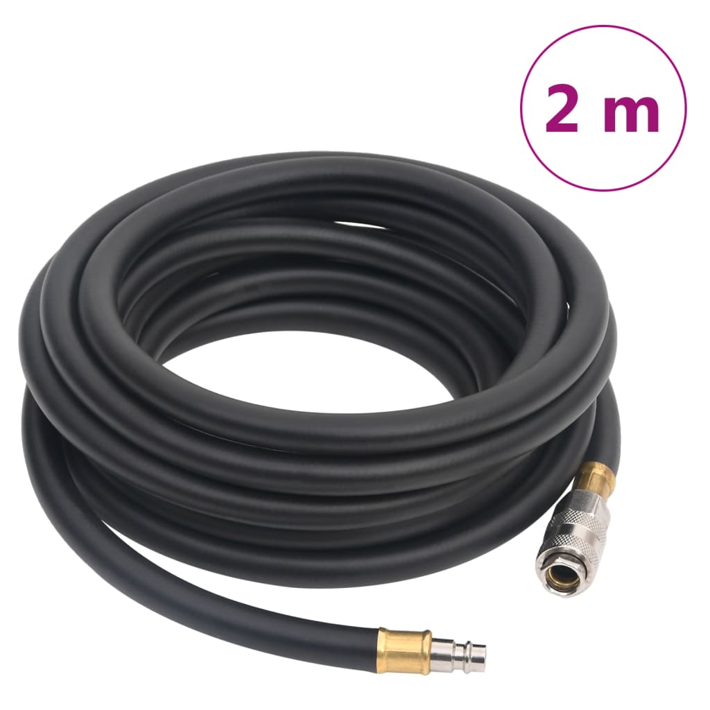 Hibridno zračno crijevo crno 0,6 " 2 m od gume i PVC-a