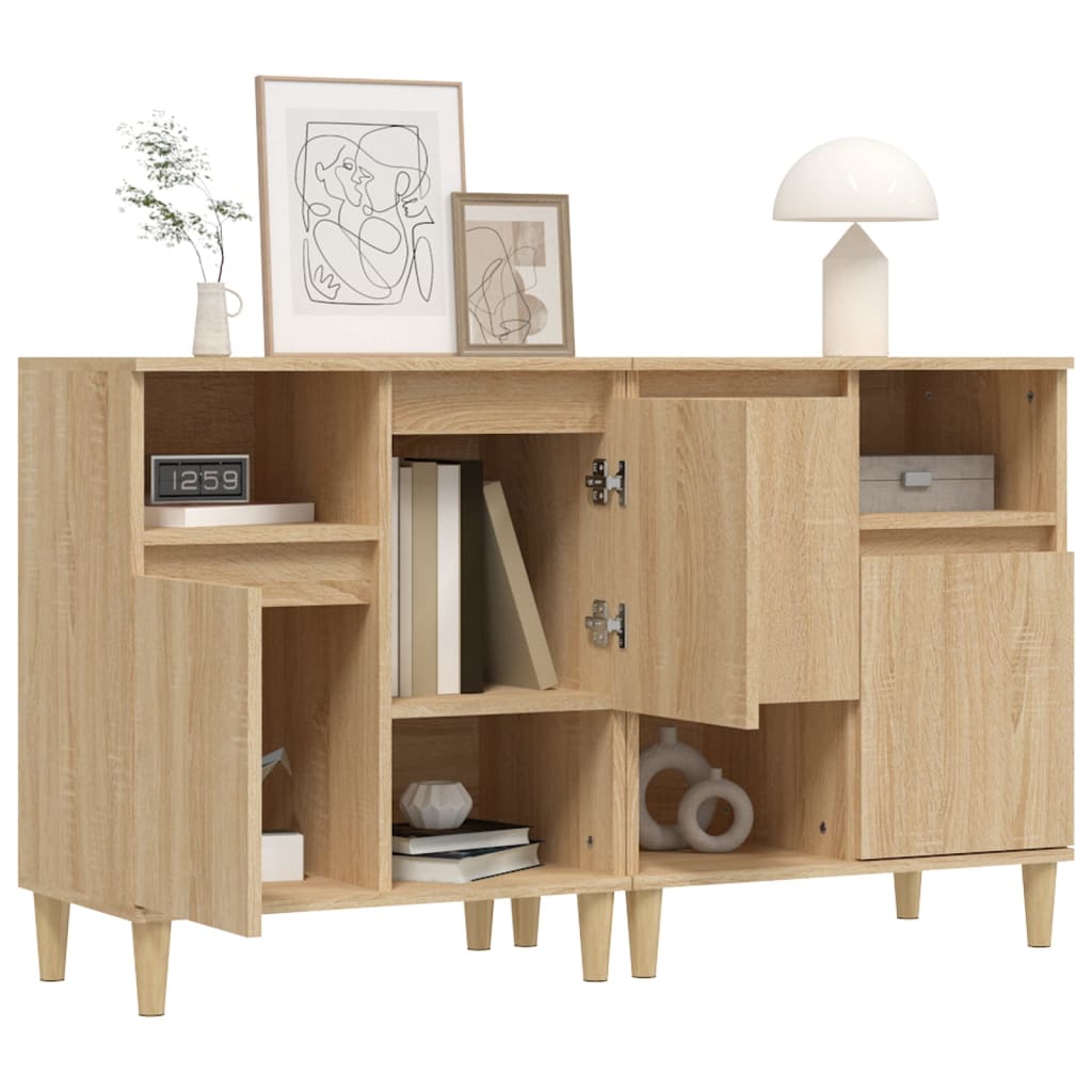 Komoda 2 kom boja hrasta sonome 60x35x70 cm konstruirano drvo