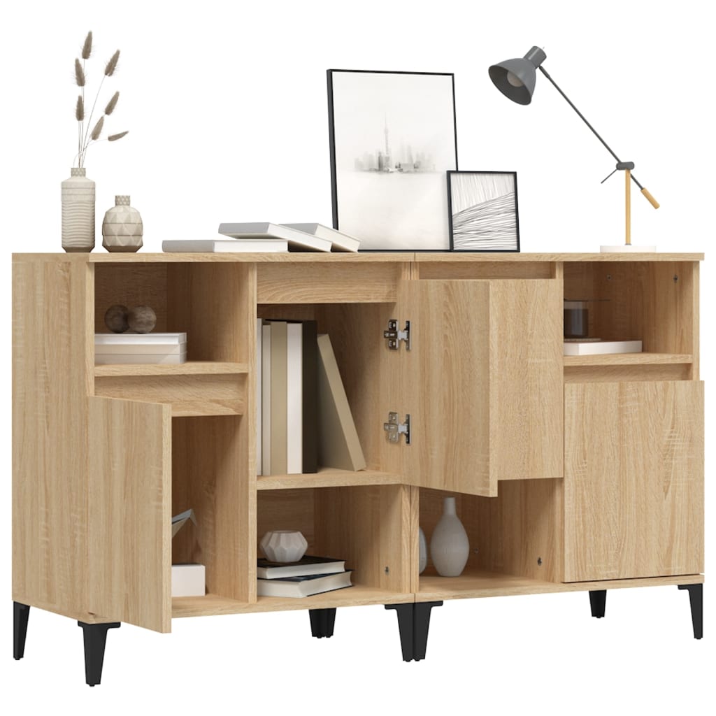 Komoda 2 kom boja hrasta sonome 60x35x70 cm konstruirano drvo