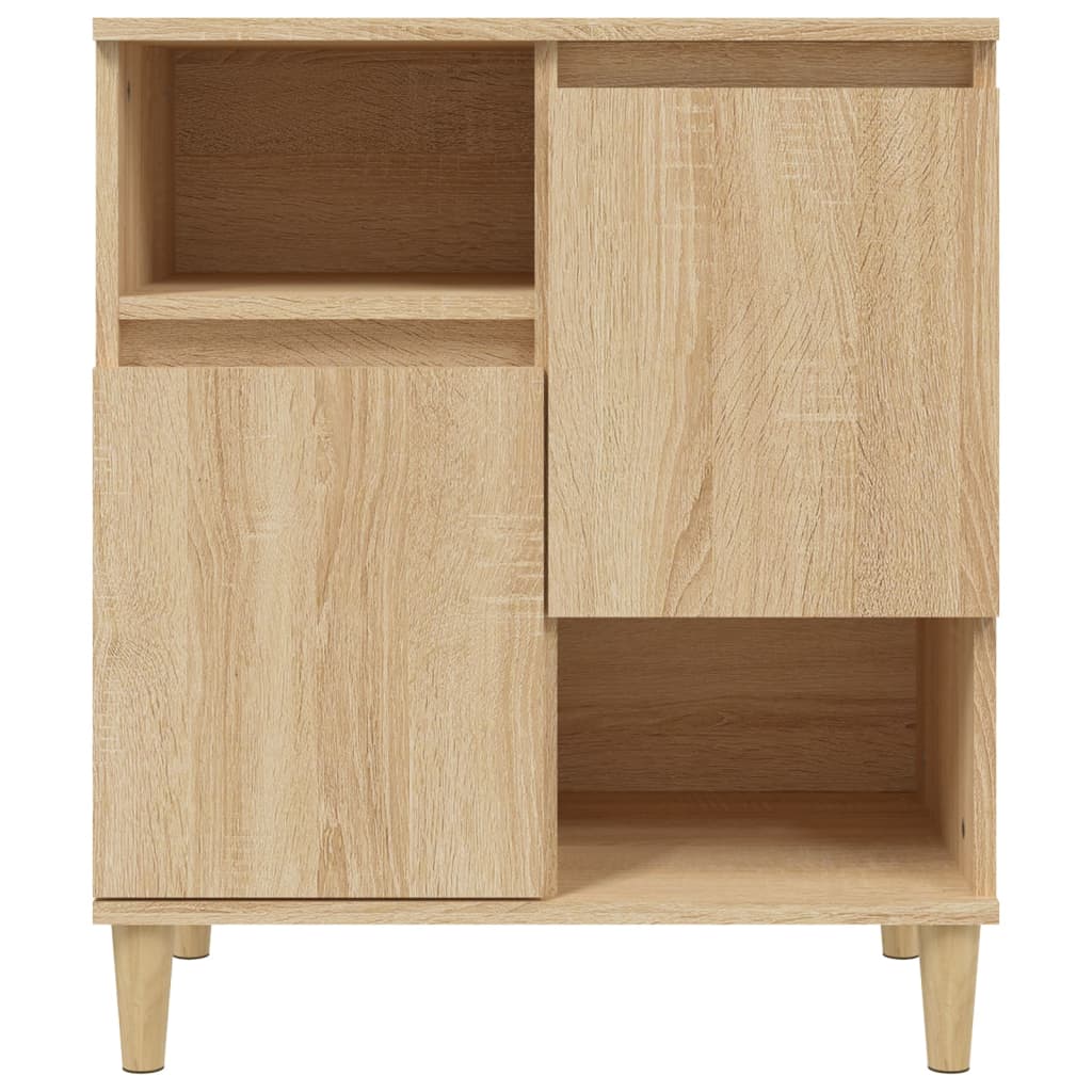 Komoda 3 kom boja hrasta sonome 60x35x70 cm konstruirano drvo