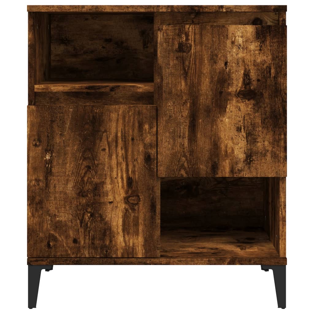 Komode 3 kom boja dimljenog hrasta 60x35x70cm konstruirano drvo