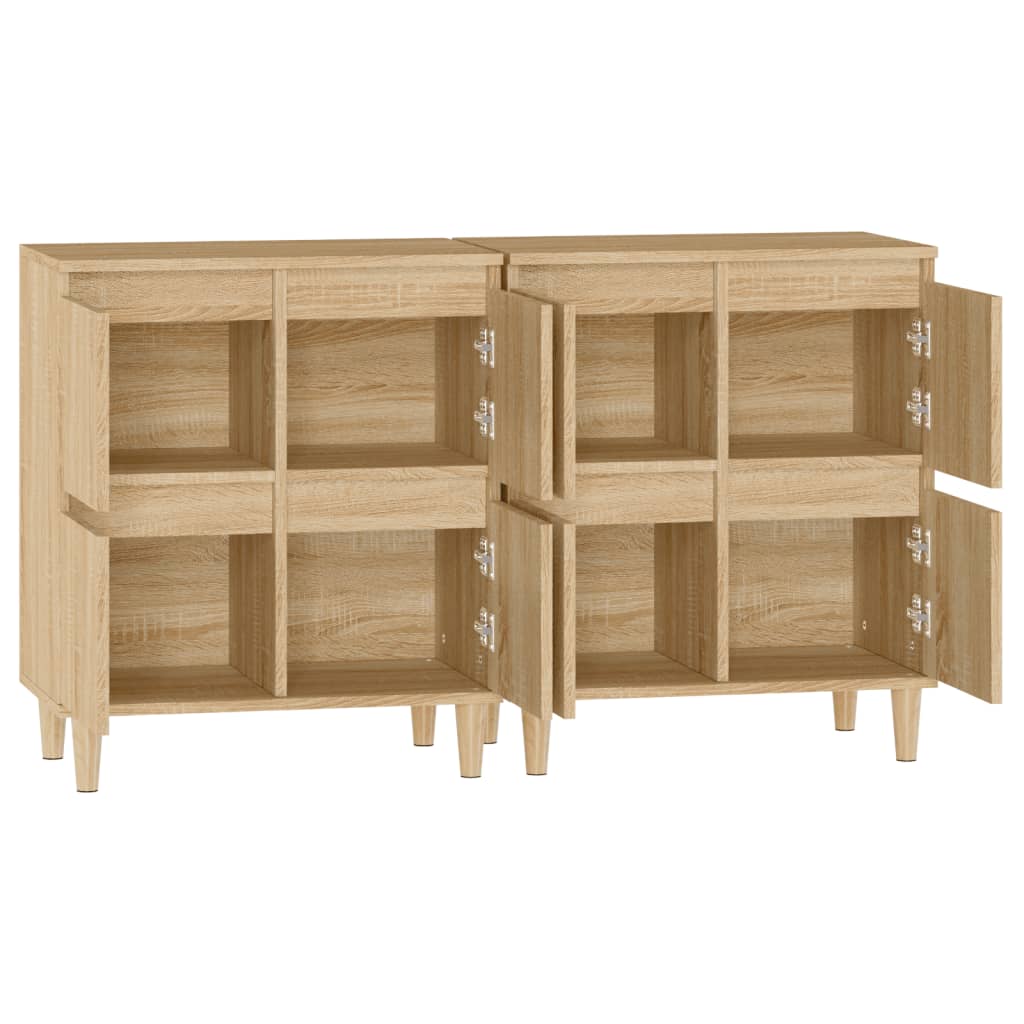 Komoda 2 kom boja hrasta sonome 60x35x70 cm konstruirano drvo