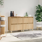 Komoda 2 kom boja hrasta sonome 60x35x70 cm konstruirano drvo