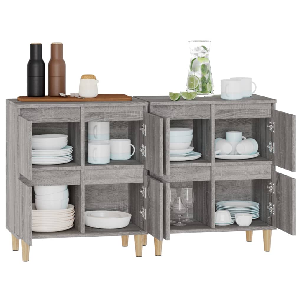 Komode 2 kom boja hrasta 60 x 35 x 70 cm od konstruiranog drva