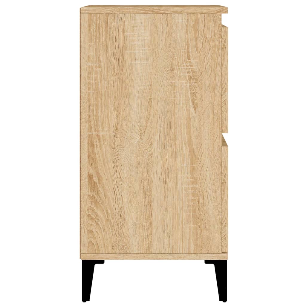 Komoda 2 kom boja hrasta sonome 60x35x70 cm konstruirano drvo