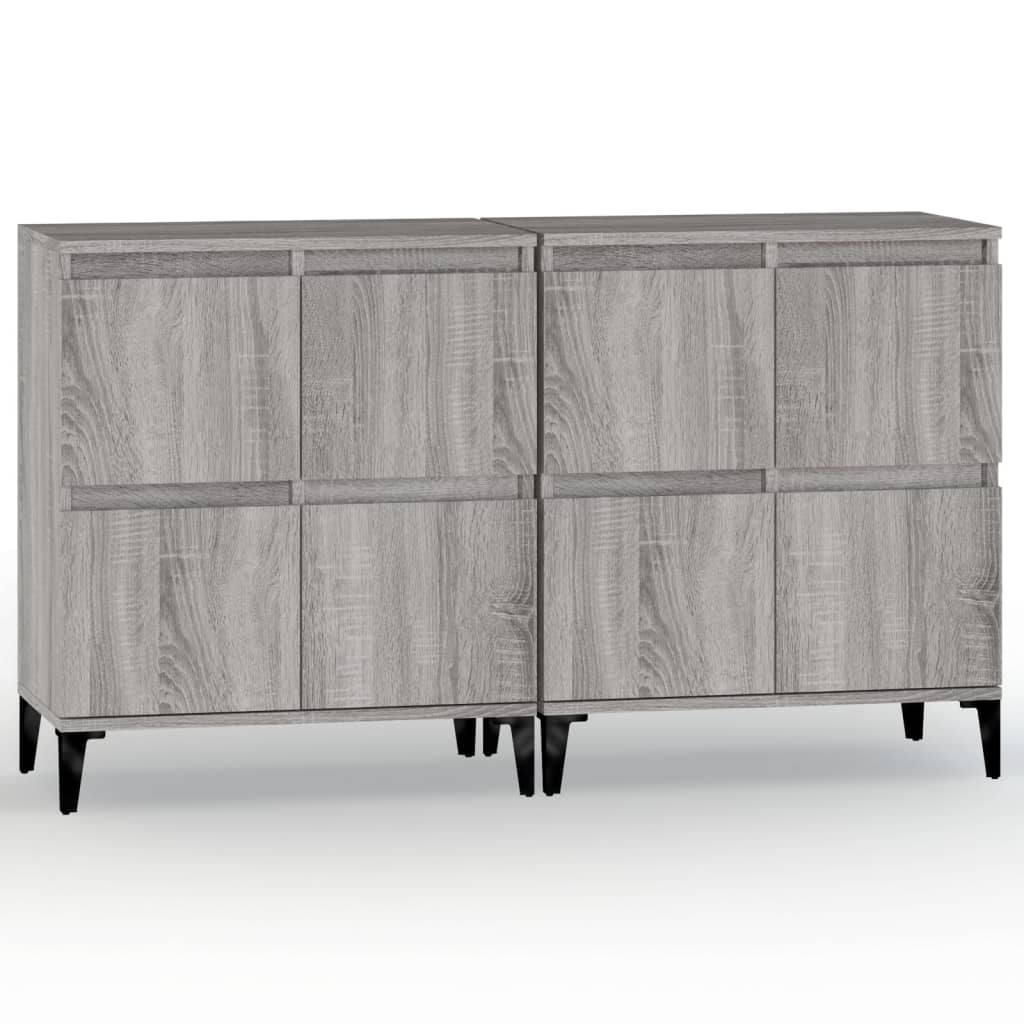 Komode 2 kom boja hrasta 60 x 35 x 70 cm od konstruiranog drva